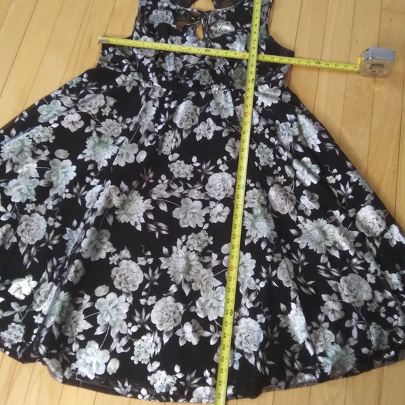 Retro Chic by Torrid floral dress 4 layer skirt 22 - Picture 14 of 15